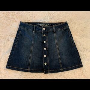 American eagle denim skirt
